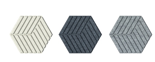 HEXONE Hexagonal Acoustic Panels | 24 x 20"- 60 x 52cm | Box of 10